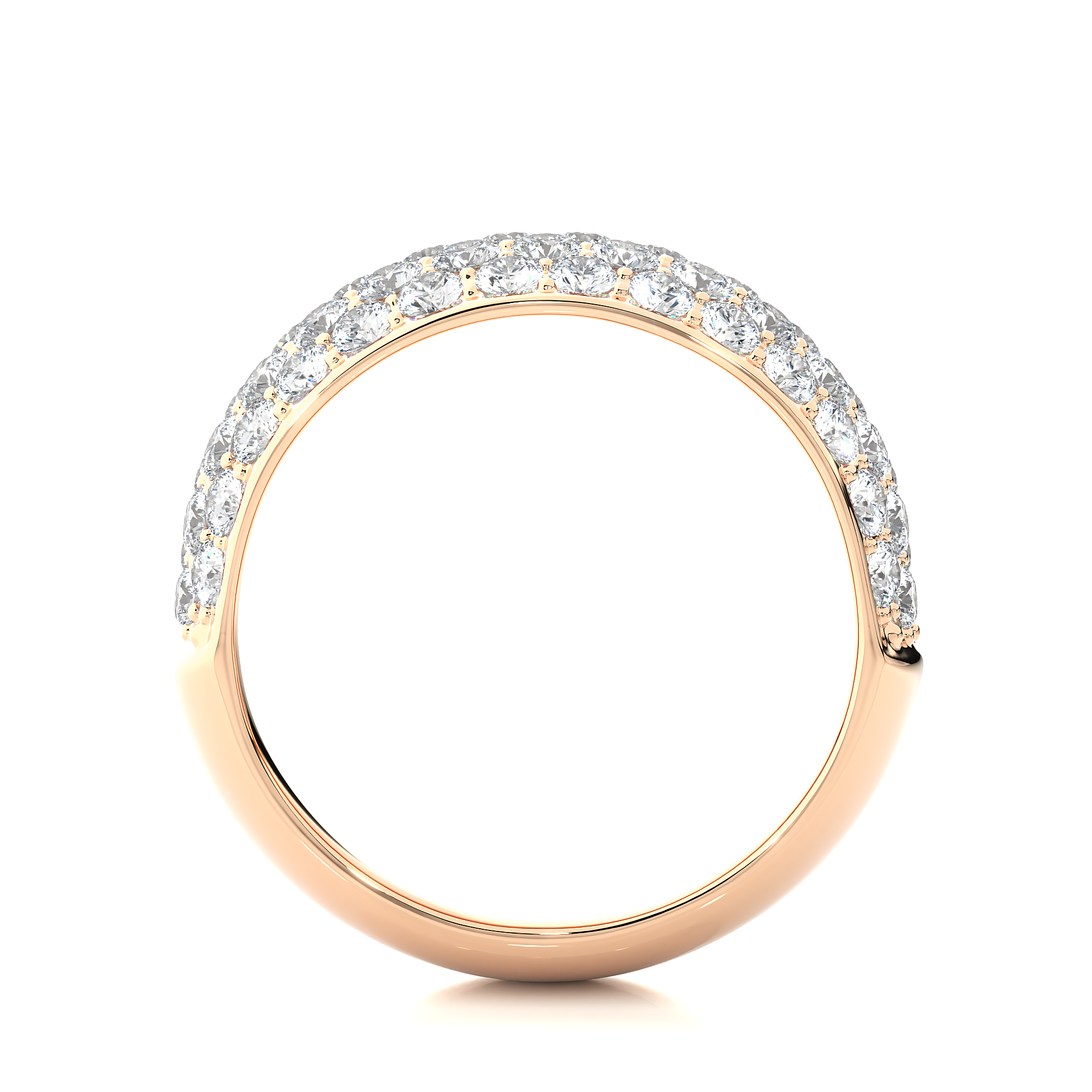 1.87 Carat H Color VS1 Clarity Diamond Studded Natural Diamond Ring.